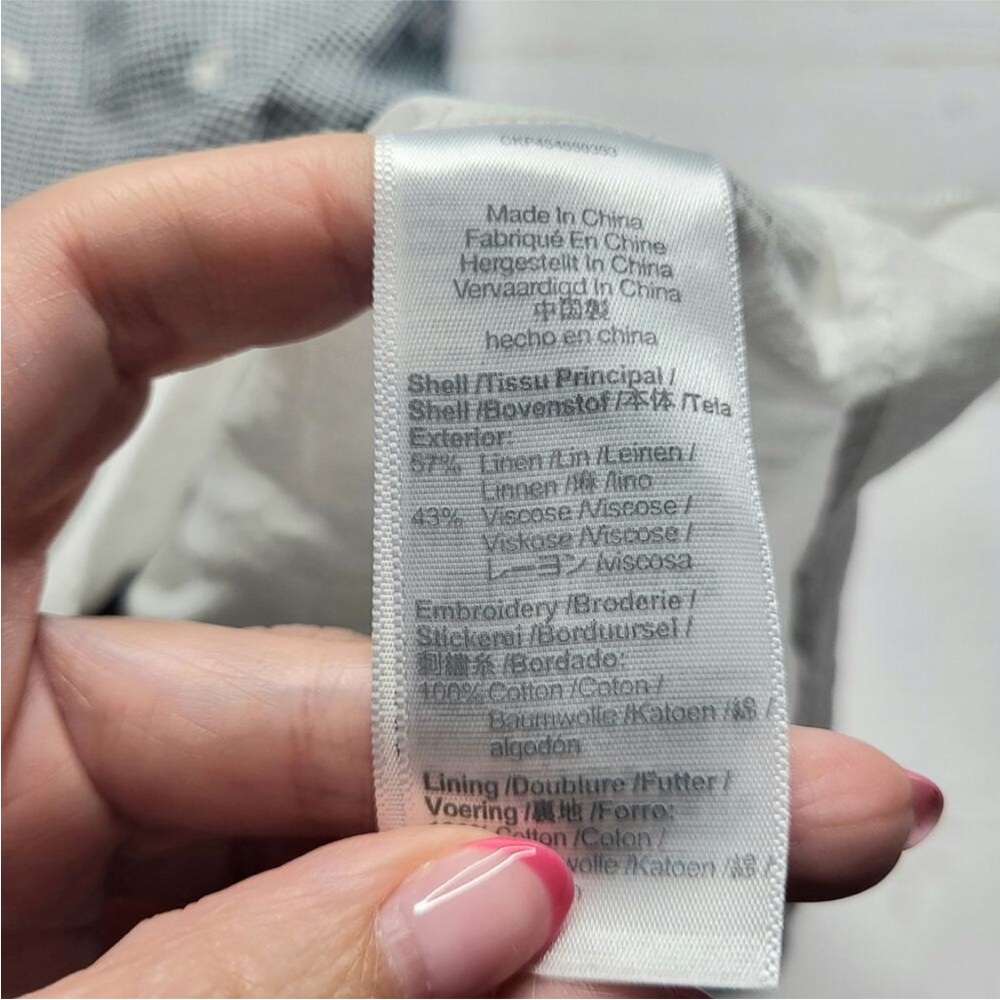 Madewell Gray Floral Tiered Midi Dress - Picture 14 of 14